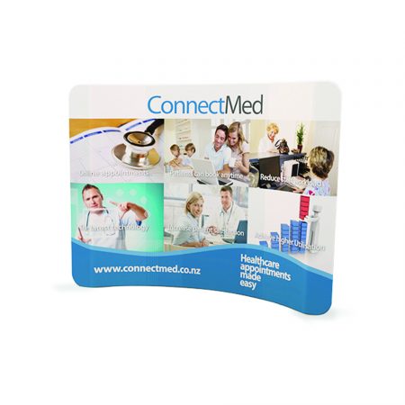 10ft Curve Tension Fabric Display