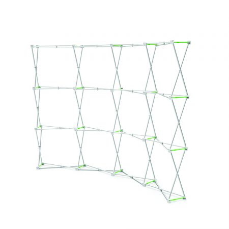 10ft Curve Velcro Fabric Pop Up Display - Image 2