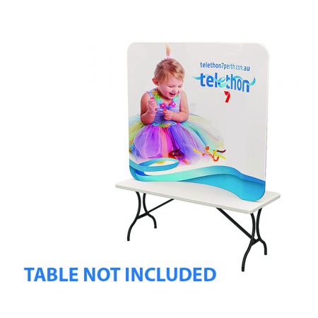 6ft Curve Tension Fabric Display