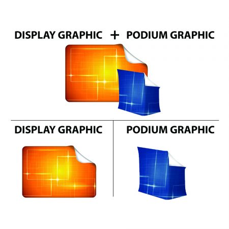 10ft Curve Velcro Fabric Pop Up Display (Graphic Replacement)