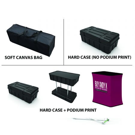 8ft Straight Velcro Fabric Pop Up Display - Image 5
