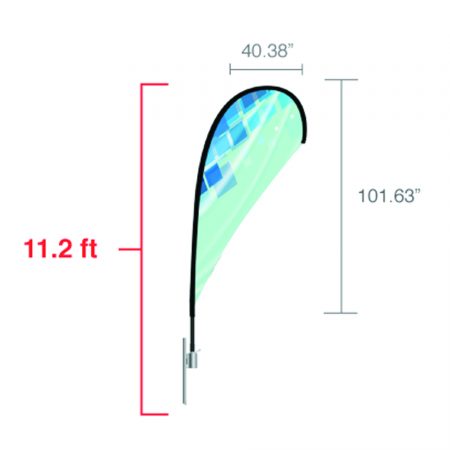 Teardrop Flag (Large)