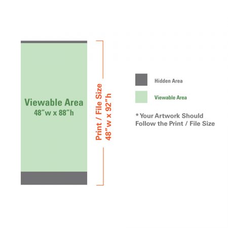 SD Retractable 48" x92" (Silver) - Image 6