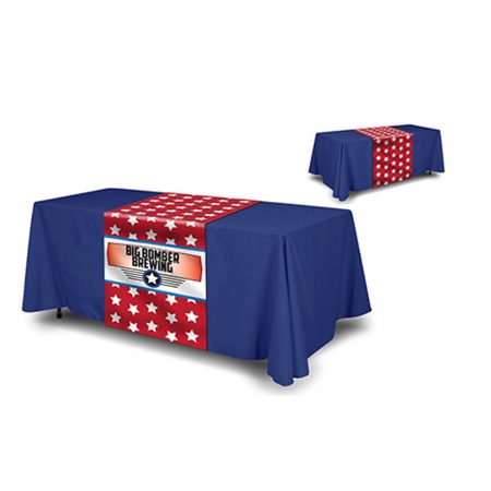 Table Runner + Solid Color Throw Combo